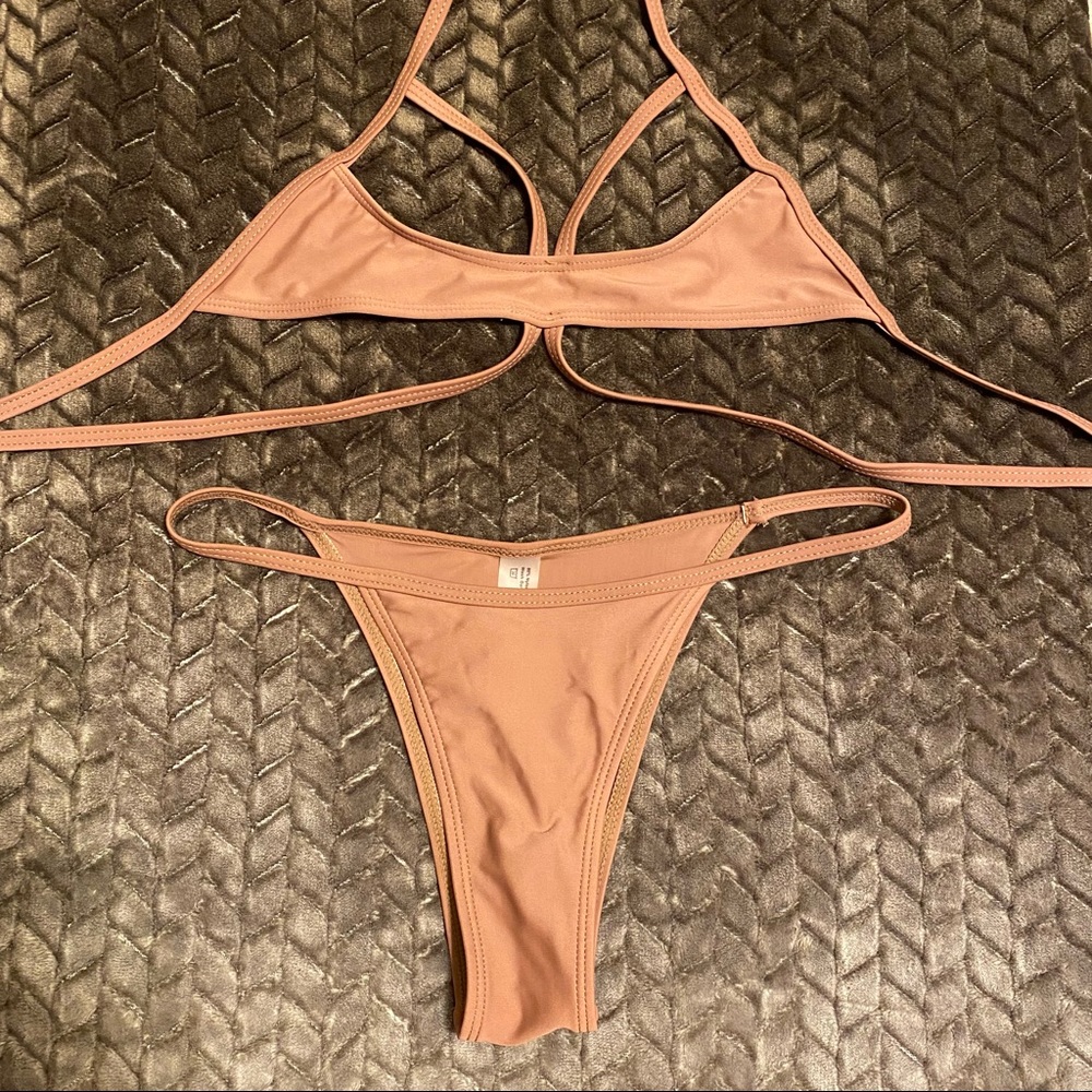 Criss Cross Cut Out Bikini